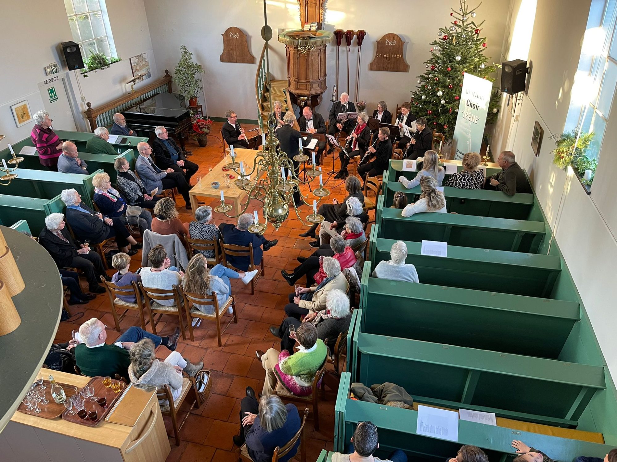 Feestelijke nieuwjaarsbijeenkomst ter ere van jubilea organisten met klarinetconcert